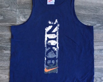 Navy blue nike 2025 tank top