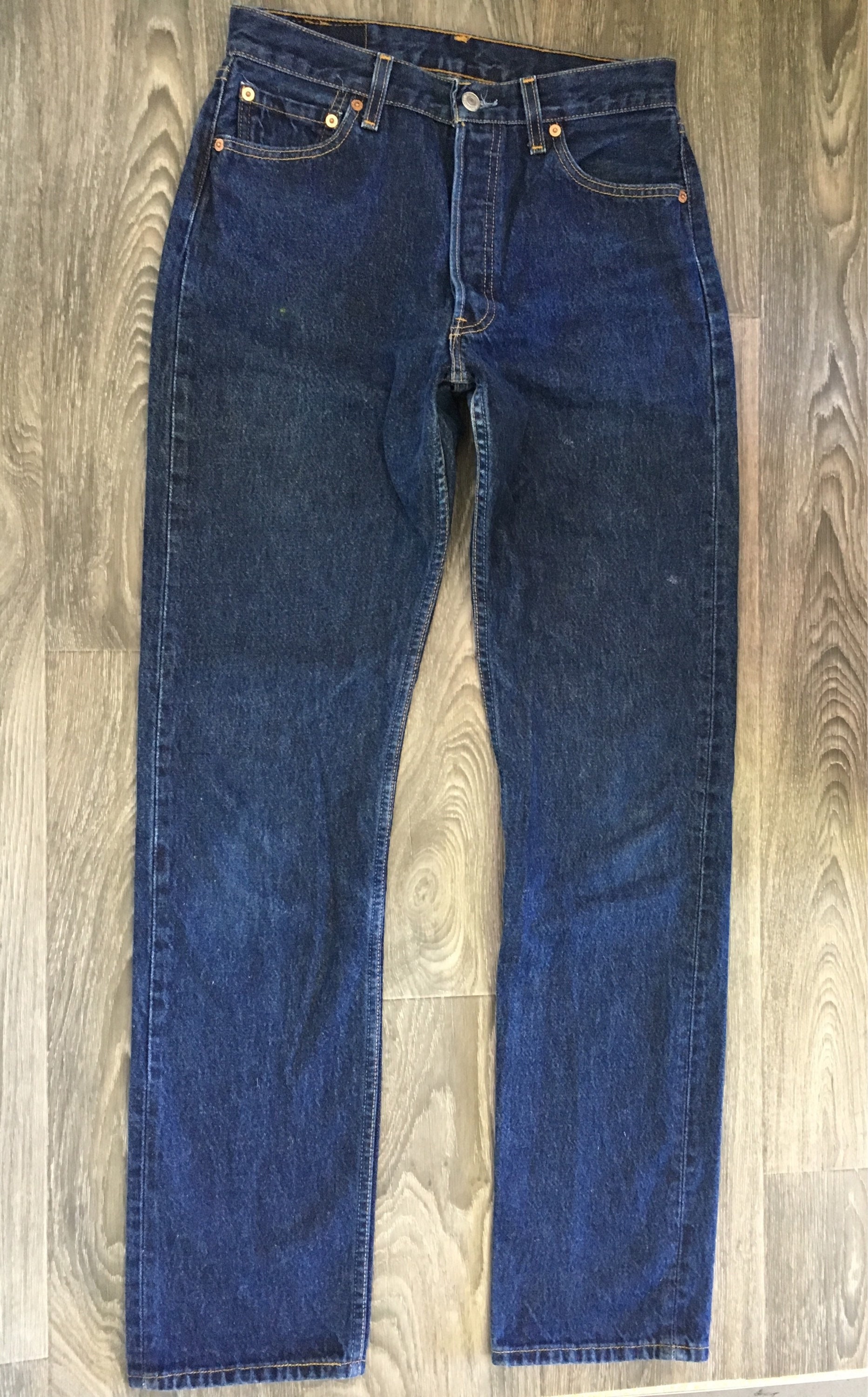 Levis 501 Denim Jeans Vintage 80s High Waist Wedgie Fit Light | Etsy