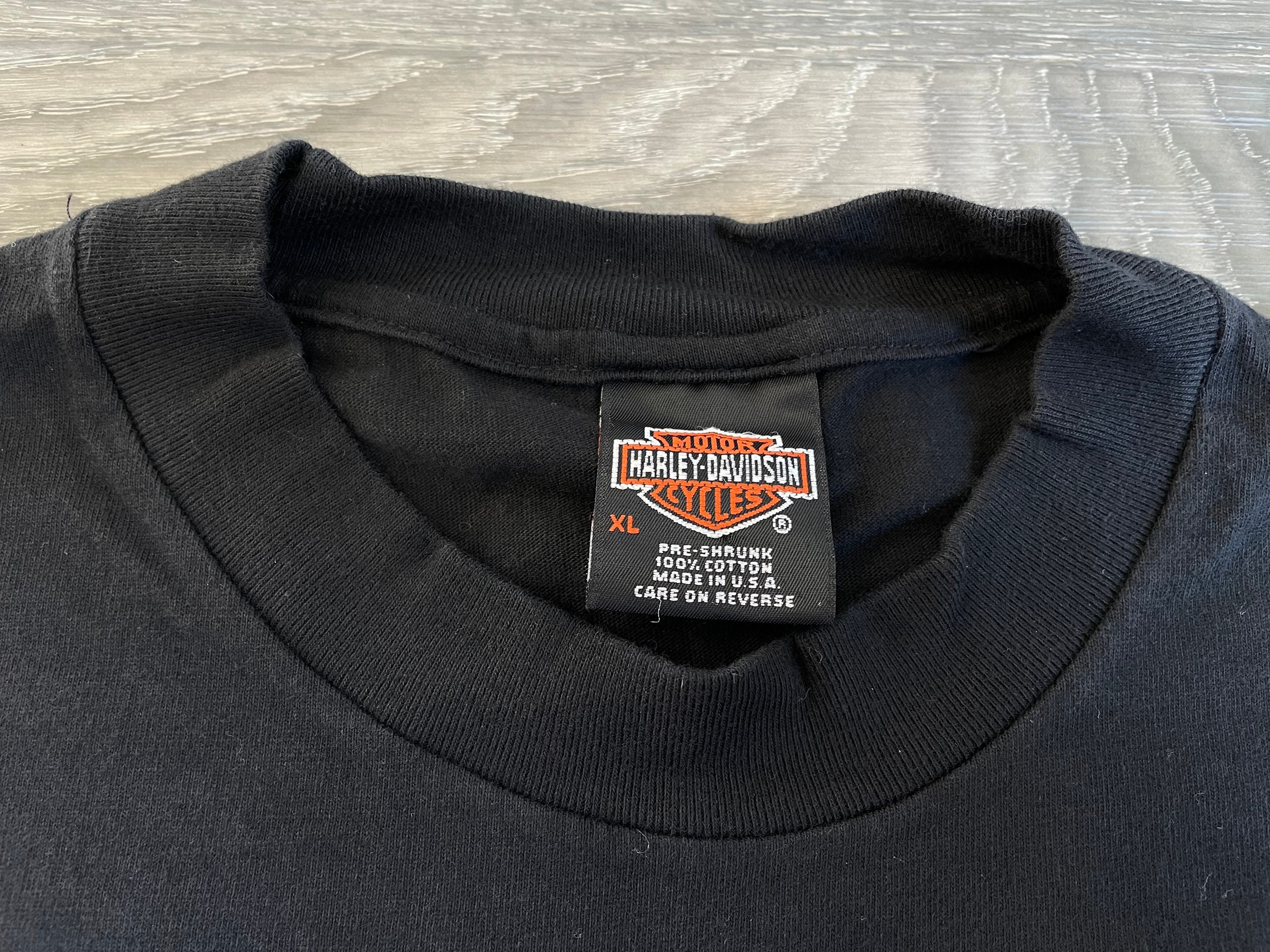 Harley Davidson Shirt 1997 Vintage Fire Flames Deadstock Harley Davidson Shirt 1997 Vintage Fire Flames Deadstock