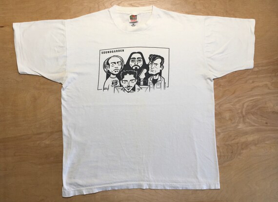 Soundgarden Shirt 1996 Vintage Ashley Holt Characters Tshirt Mr