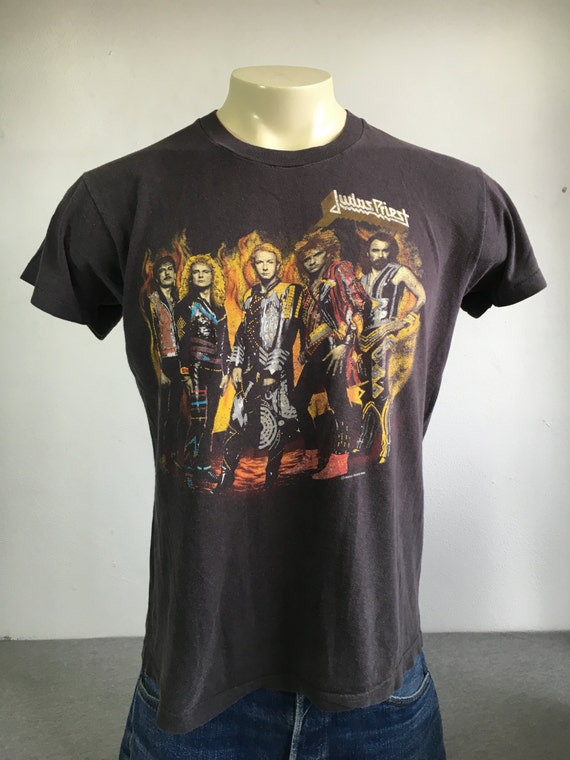 JUDAS PRIEST Tour Shirt 1986 Vintage/ 80's Turbo Fuel for Life
