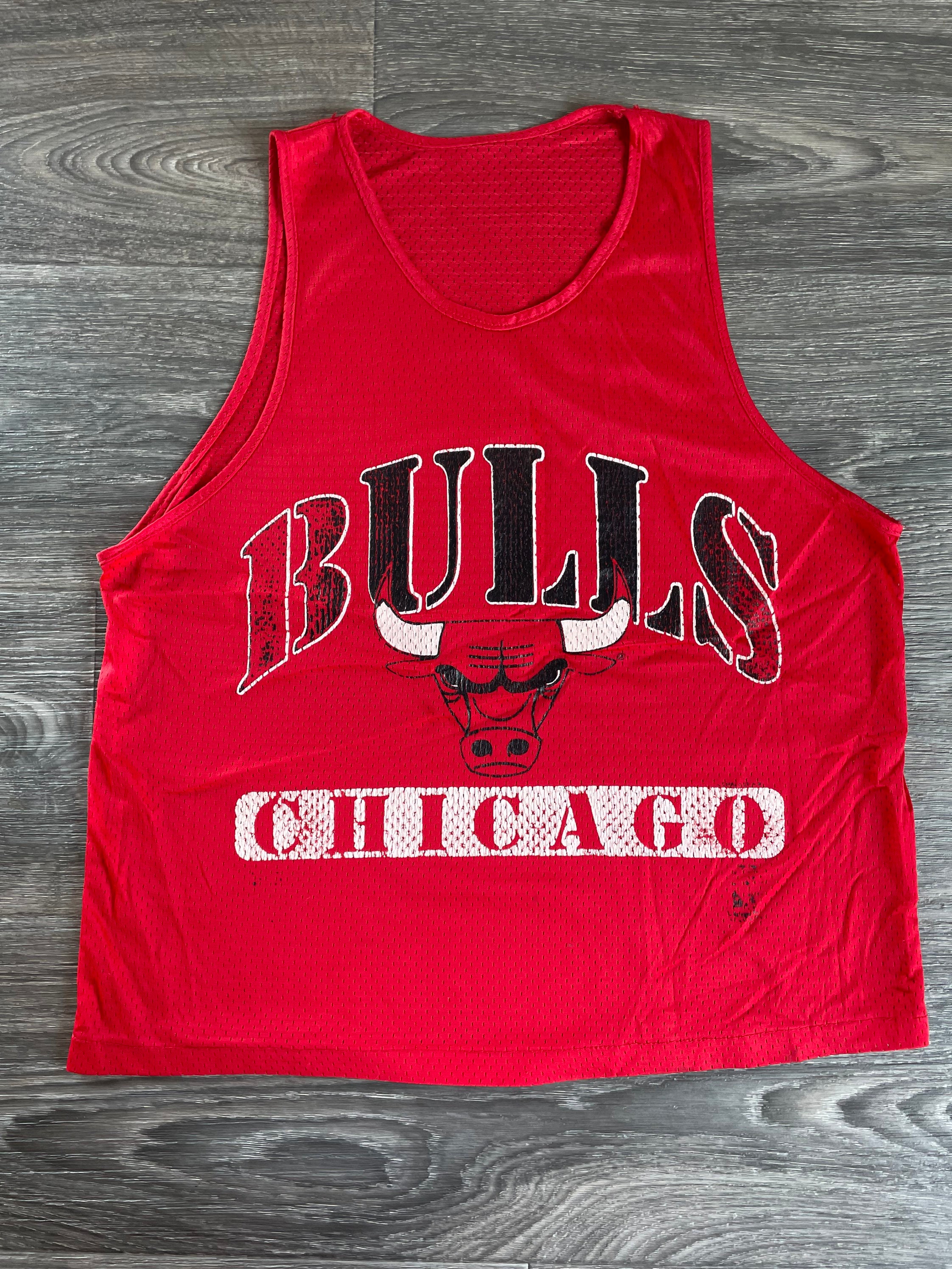 NBA, Tops, Chicago Bulls Crop Top Mesh Jersey