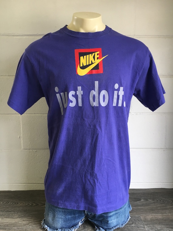 purple nike just do it shirt