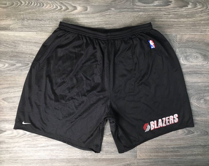 90s Nike Team Blazers Practice Shorts Vintage NBA Portland - Etsy