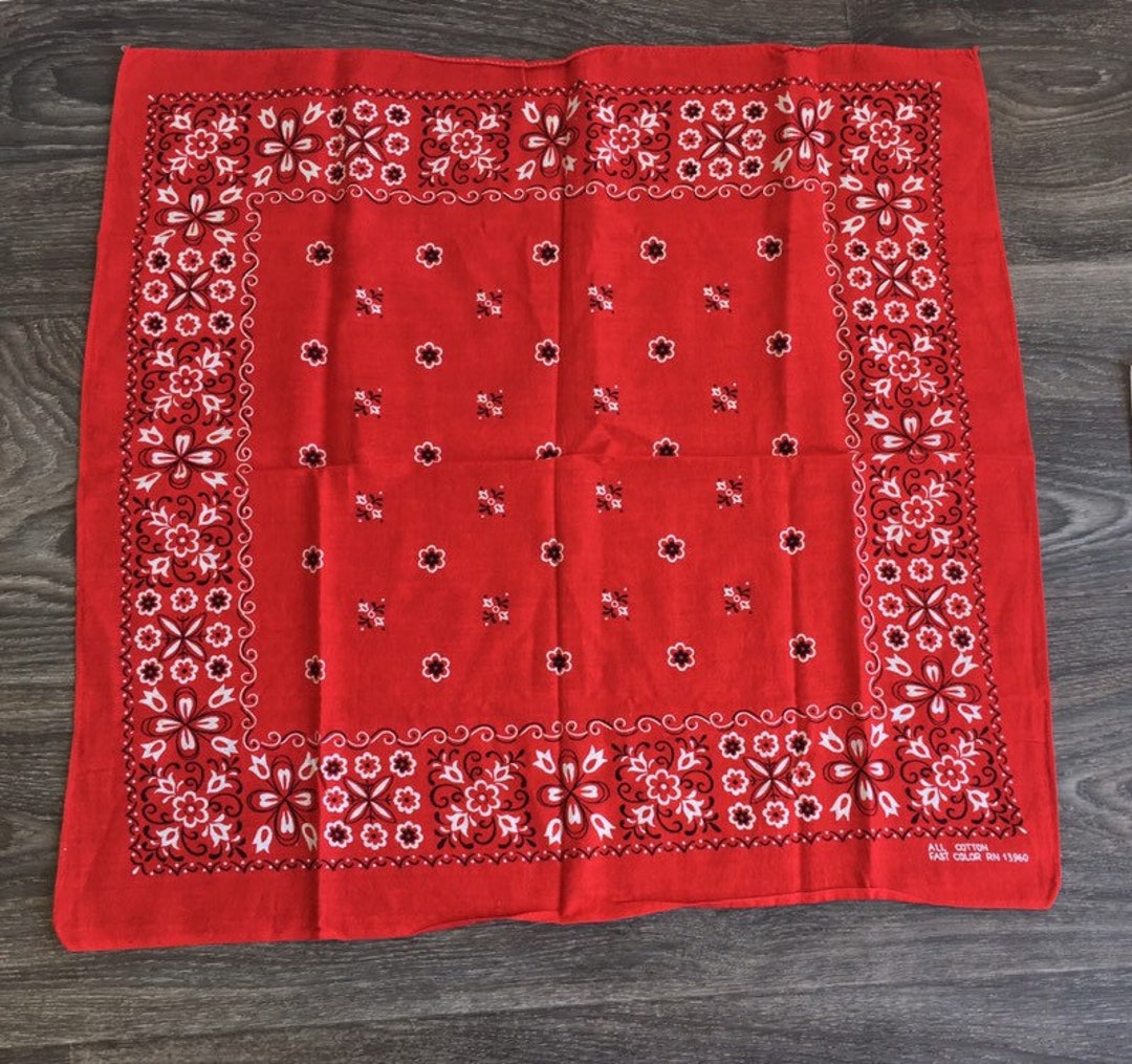 ヴィンテージ FAST COLOR ハンカチ アンティーク 50 年代/60 年代 象の