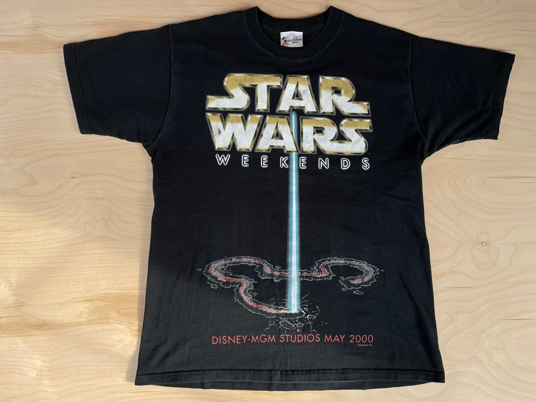 disney star wars weekends 2000s Tシャツ XL Star Wars Weekends Shirt Vintage Y2K Disney MGM Studios Walt