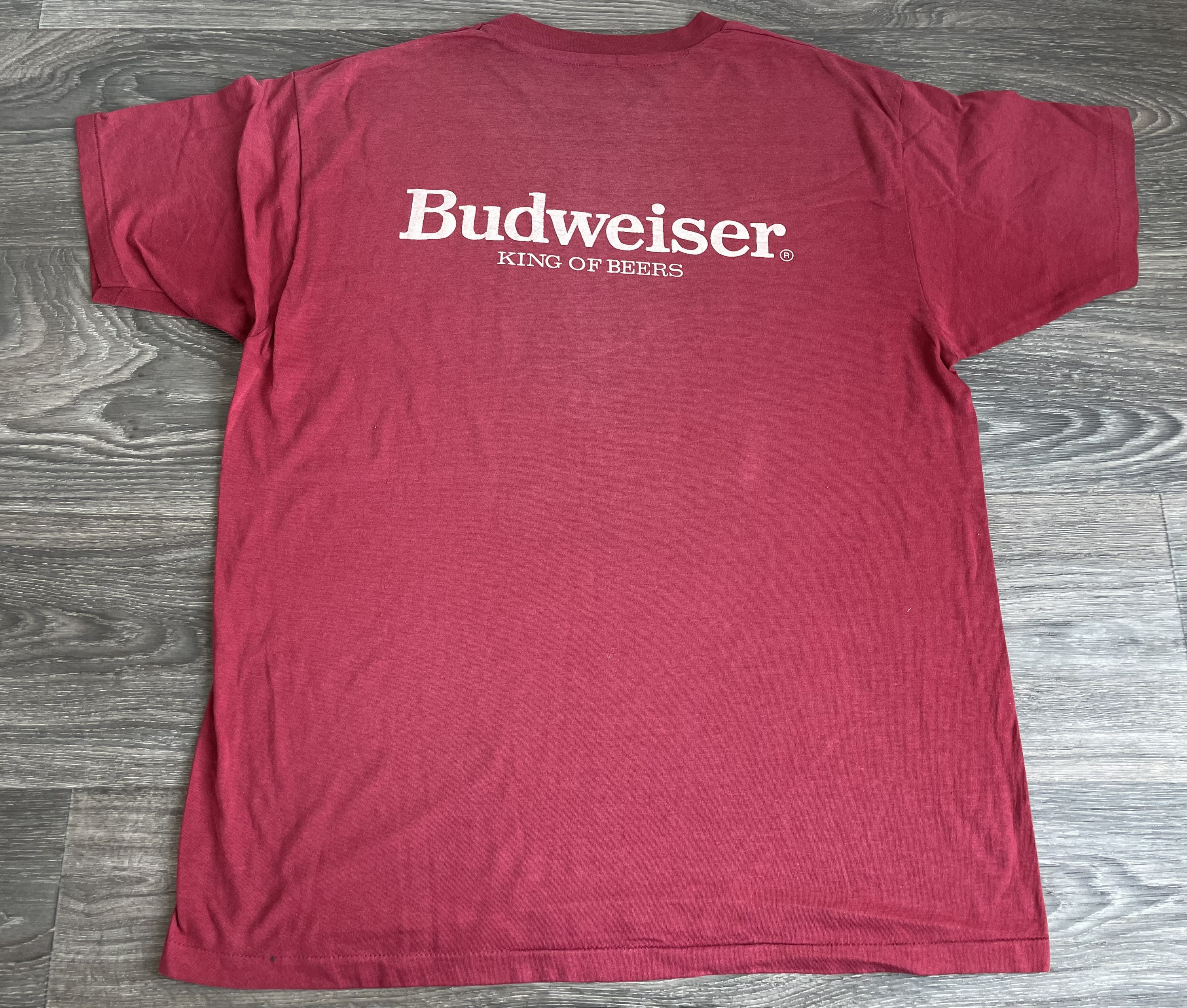 Anheuser-Busch Stl Eagle Unisex Short Sleeve T-Shirt - Navy Large
