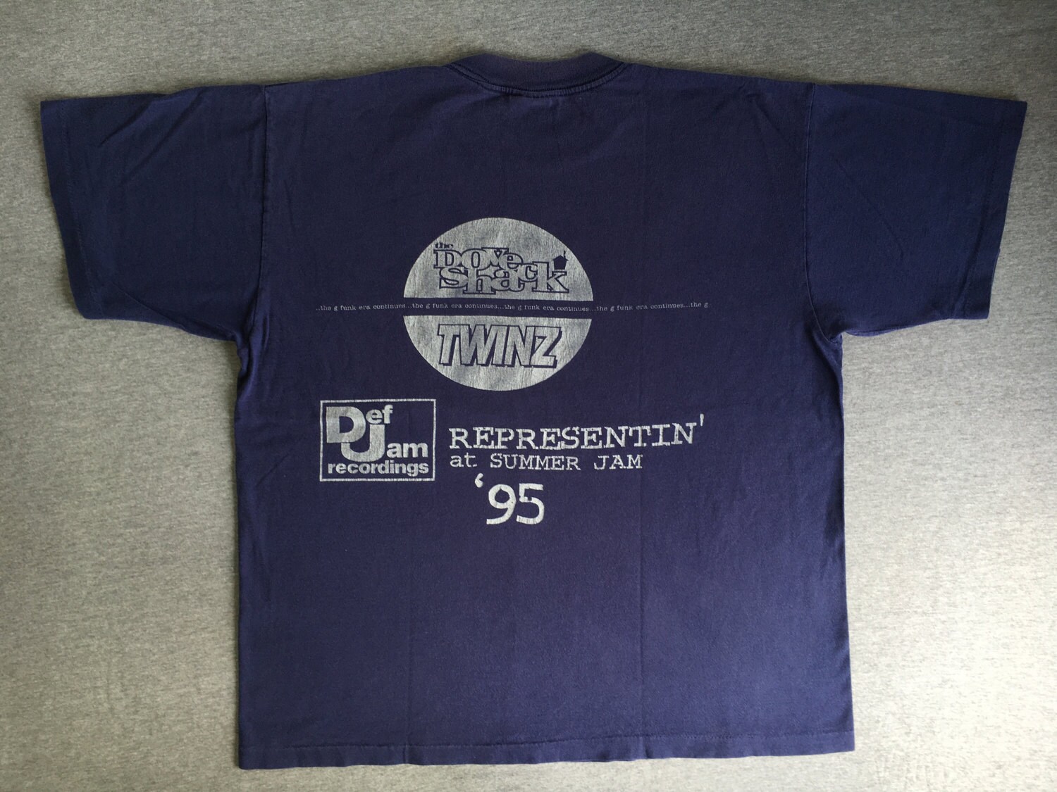 G FUNK Era Continues Shirt 1995 Vintage/ 90s Summer Jam G FUNK Era Continues Shirt 1995 Vintage/ 90s Summer Jam