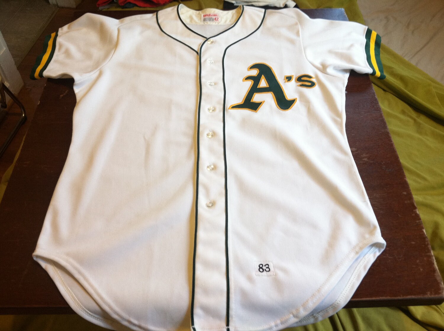 Vintage 1983 Oakland A's Jersey/ Authentic RARE Wilson Etsy