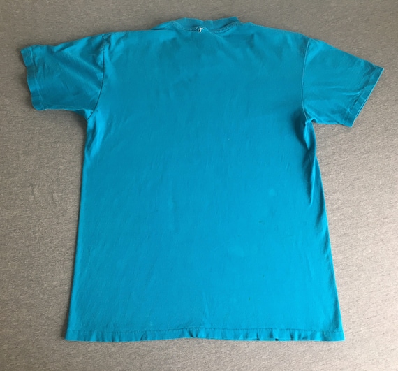 PATAGONIA Shirt 80's Vintage/ RARE Classic Original Outdoor Gear Tshirt/  Bright Blue 100% Cotton USA Made Large -  Israel