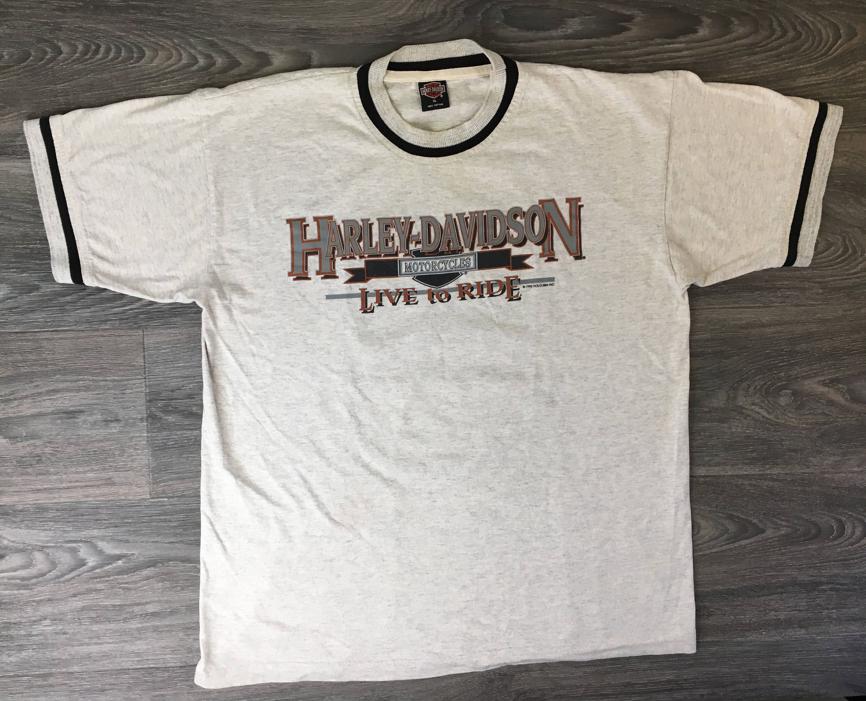 HARLEY DAVIDSON Alaska Shirt 1992 90s Vintage Motorcycle - Etsy