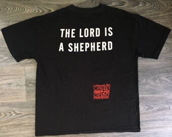 Marilyn Manson 1994 Tshirt Vintage 90s Beware of God Shirt