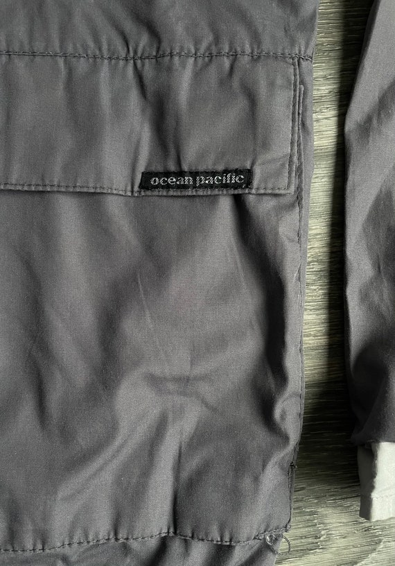 Ocean Pacific Jacket 80s Vintage OP Hooded Windbreaker Full Zip