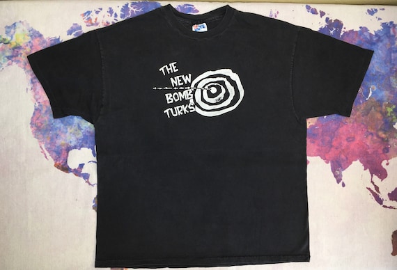 New Bomb Turks Shirt 90s Single Stitch Garage Punk Rock Tee OSU