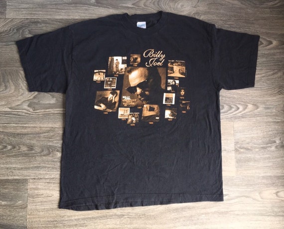 BILLY JOEL Shirt 1998 Greatest Hits Album Tour Promo Band Rock
