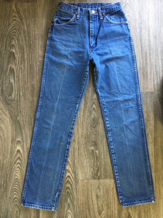 Wrangler High Waist DENIM 80s 90s Jeans Vintage B… - image 4
