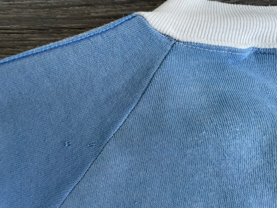 Nike Sweater Jacket 80's Vintage Blue Tag Label T… - image 6