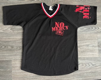 NWO New World Order Jersey Shirt 1999 Vintage Mesh No Mercy WCW World Championship Wrestling Tshirt 2-Sided Black UsA Small