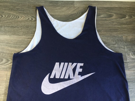 Nike Jersey Vintage 80s Reversible Basketball Shi… - image 5