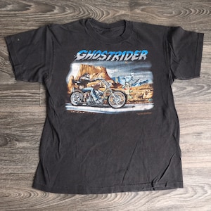 EASYRIDERS Shirt 1994 Ghostrider Las Vegas Motorcycle Biker Bike T-shirt Sz Small