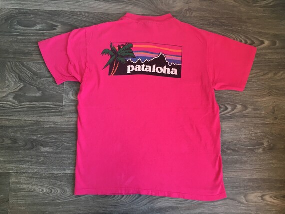Patagonia Pataloha Tshirt Vtg 80s Rare Pink Soft Shirt Patagonia Pataloha Tshirt Vtg 80s Rare Pink Soft Shirt