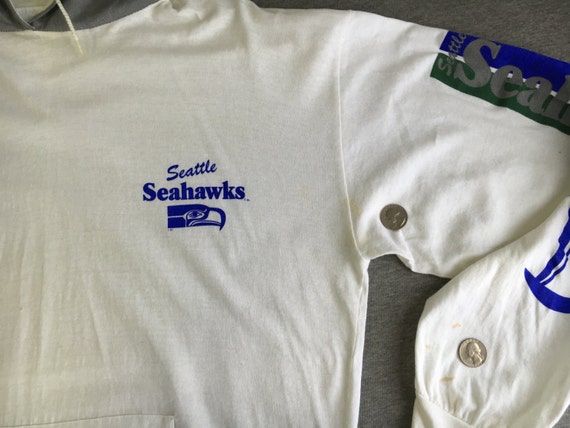 Seattle Seahawks hoodie Shirt 80's Vintage/ Uniqu… - image 4