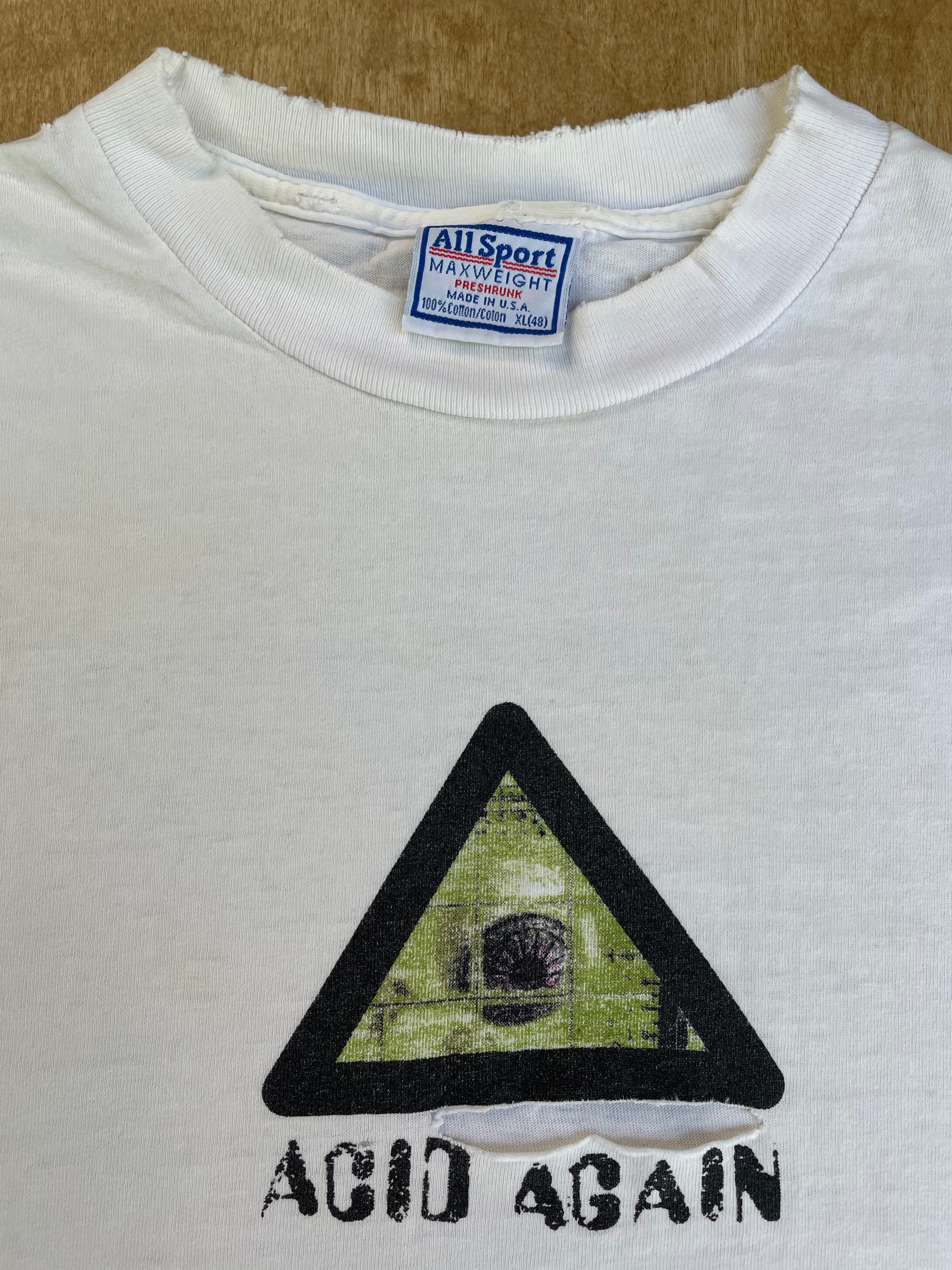 Meat Beat Manifesto Shirt Acid Again 90s Vintage Rare Distressed 