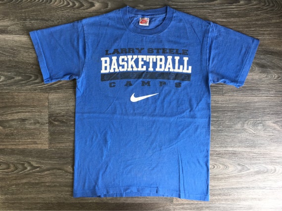 hjemme erindringer trend Nike Basketball Tshirt Vintage 90s Larry Steele Camp Grey Tag - Etsy Israel