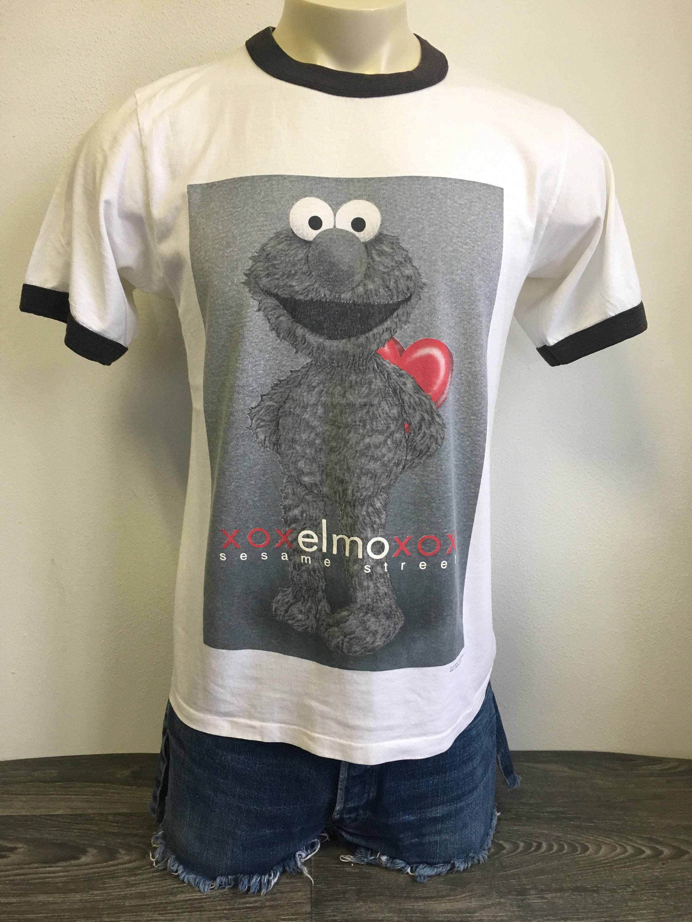 L38 90sビンテージ エルモ ELMO プリントTシャツ 1990年代製 1990's 