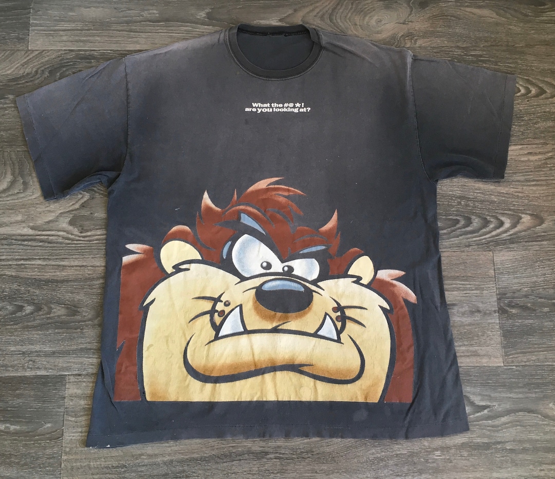 Taz Shirt 90s Vintage What the __***__ Are You Looking At
