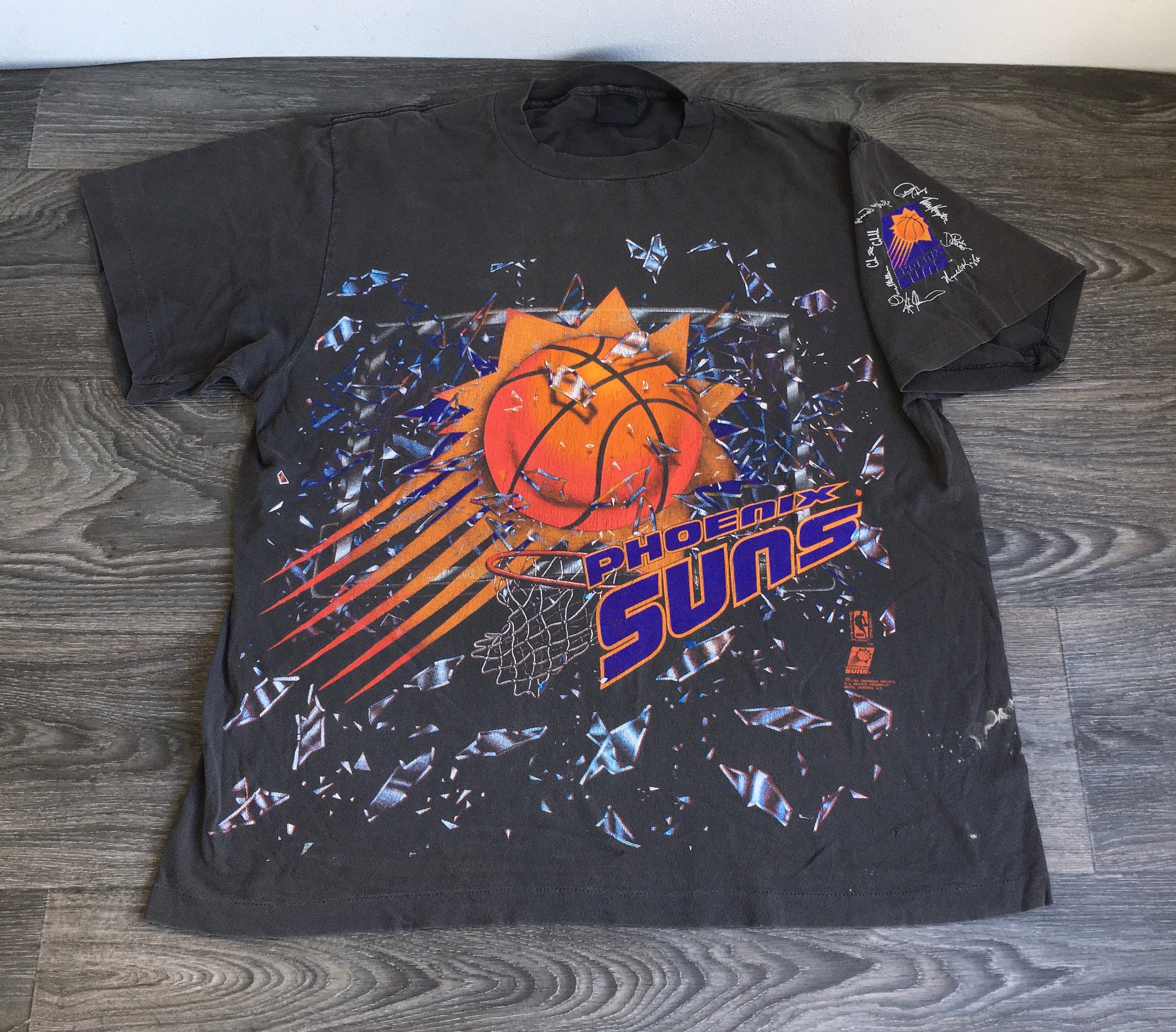 Phoenix Suns Tie Dye Long Sleeve Tee, Junk Food Clothing