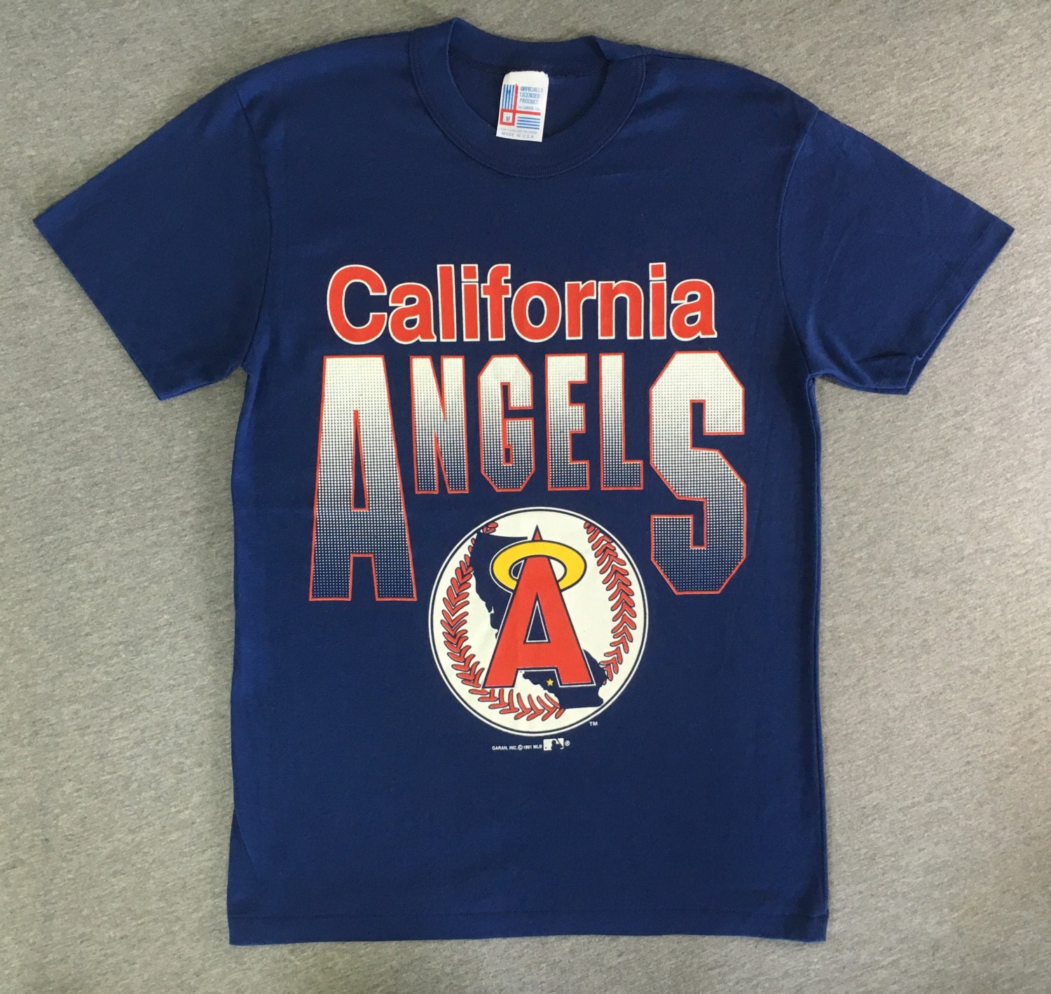 CALIFORNIA ANGELS Shirt 1991 Vintage/ DEADSTOCK Mint Condition 