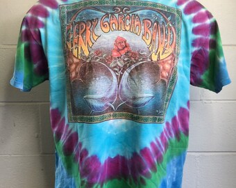 jerry garcia 90s vintage Tシャツ 1993 1993 VINTAGE JERRY GARCIA GRATEFUL DEAD BAND T-SHIRT | Depop