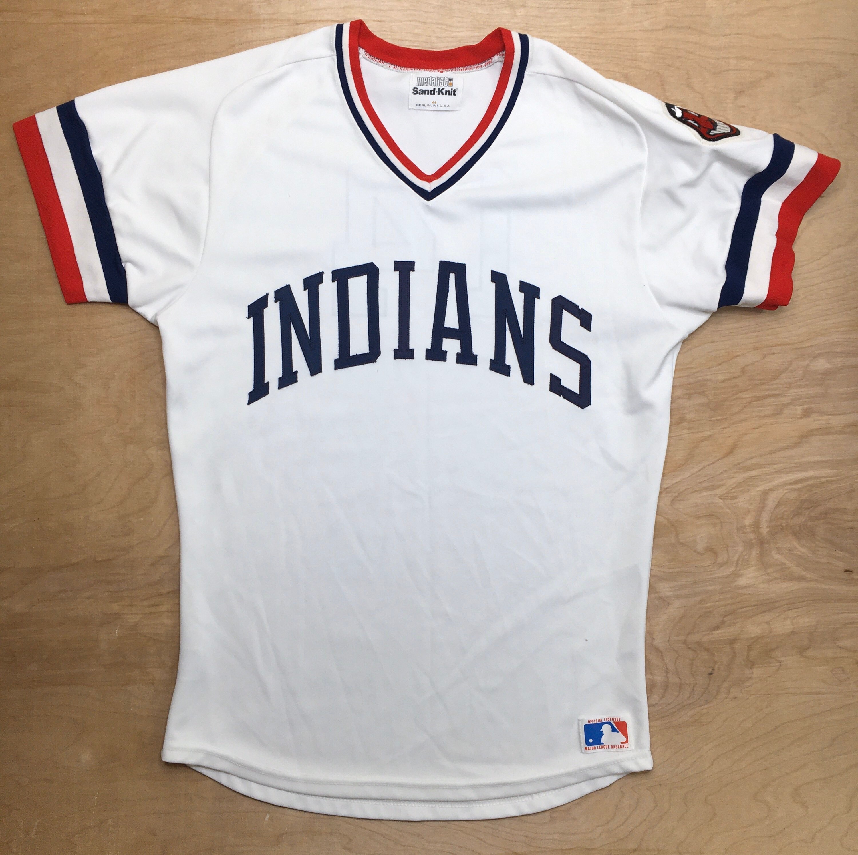 Cleveland Indians Sand Knit Jersey Julio Franco 80s/ Medalist -  Norway