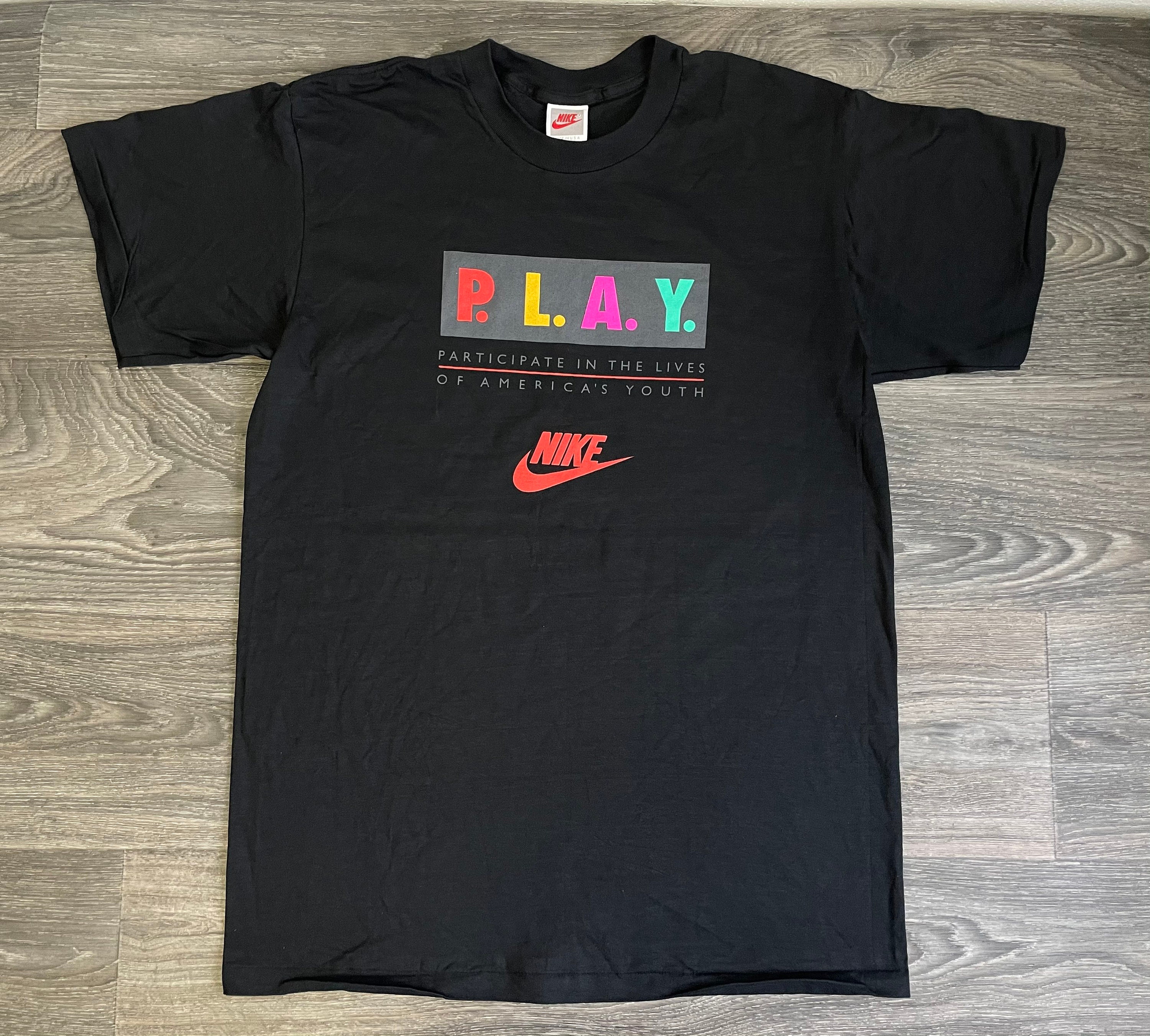 NIKE Shirt Vintage 90's PLAY New without Tags Deadstock - Etsy