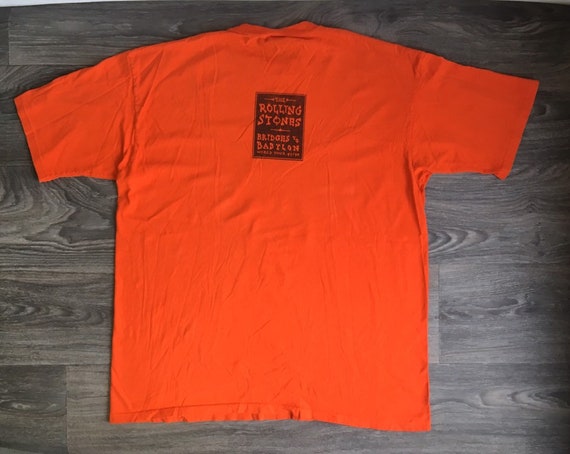 The Rolling Stones Tシャツ Lサイズ 1997-98 Vintage the Rolling Stones Bridges to Babylon World Tour