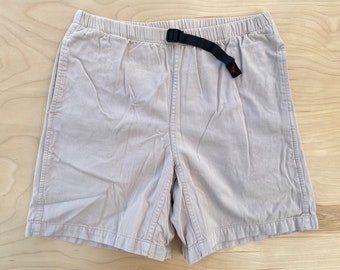 Gramicci shorts Womens vintage 80s tan khaki climbing hiking sexy  USA made Size Small