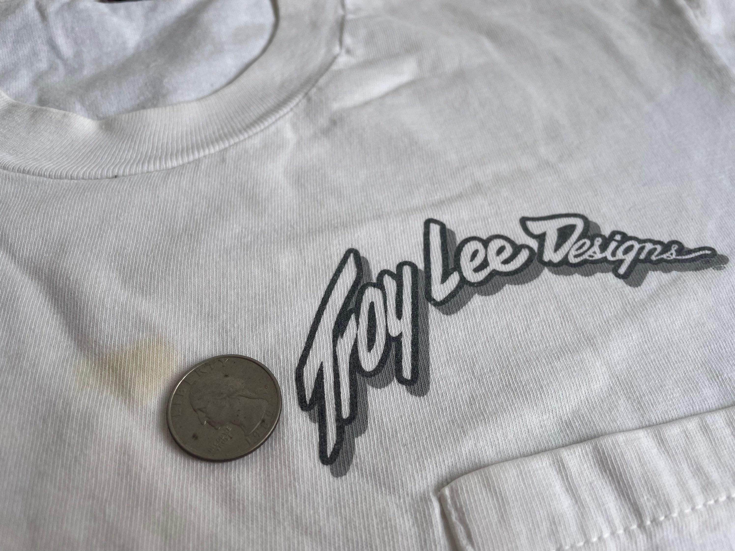 Troy Lee Designs Shirt 90s Vtg Motocross Auto Bike Car Motorcycle 