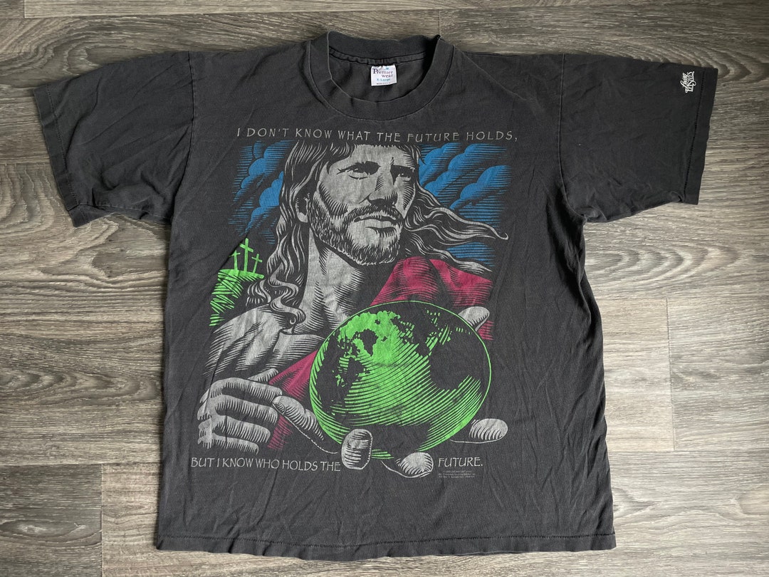 Jesus Shirt Living Epistles 1993 Vintage I Know Who Holds the