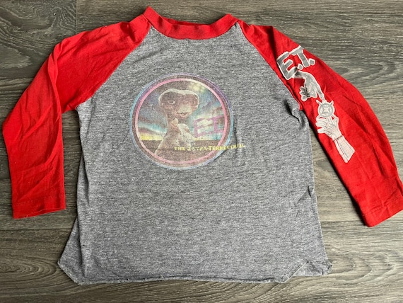 E.T. Shirt Classic Vintage 1982 ET Movie Jersey Tee Super Soft