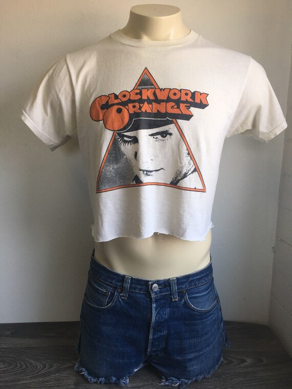 00's CLOCKWORK ORANGE 時計仕掛けのオレンジ T-SHIRT USED
