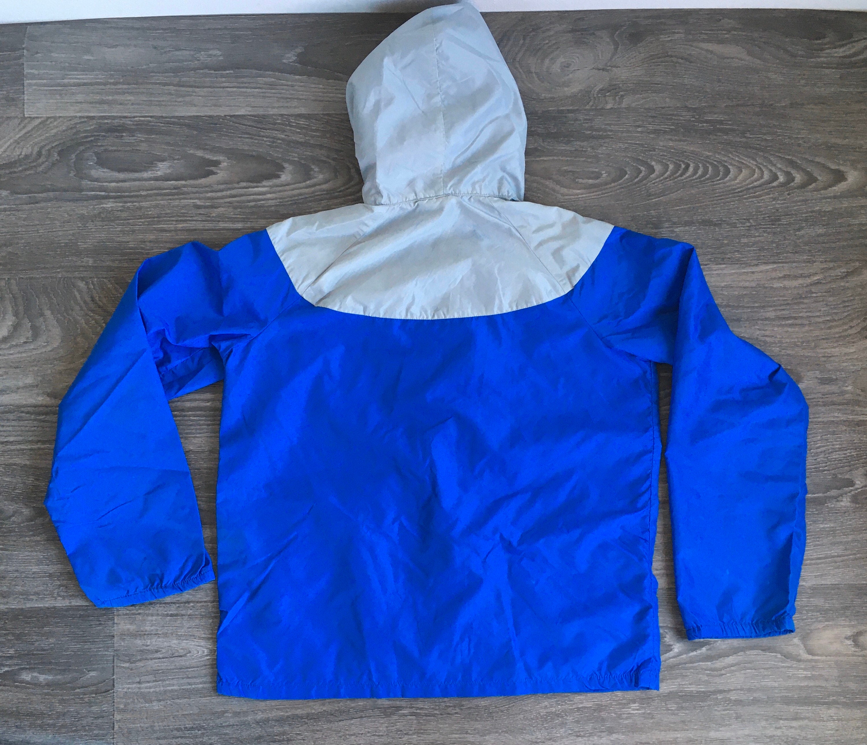 USA製 70s NIKE Halfzip Sweat Parka ブルー NIKE】90s Halfzip Nylon Jacket L相当 USA規格 ナイキ 銀タグ