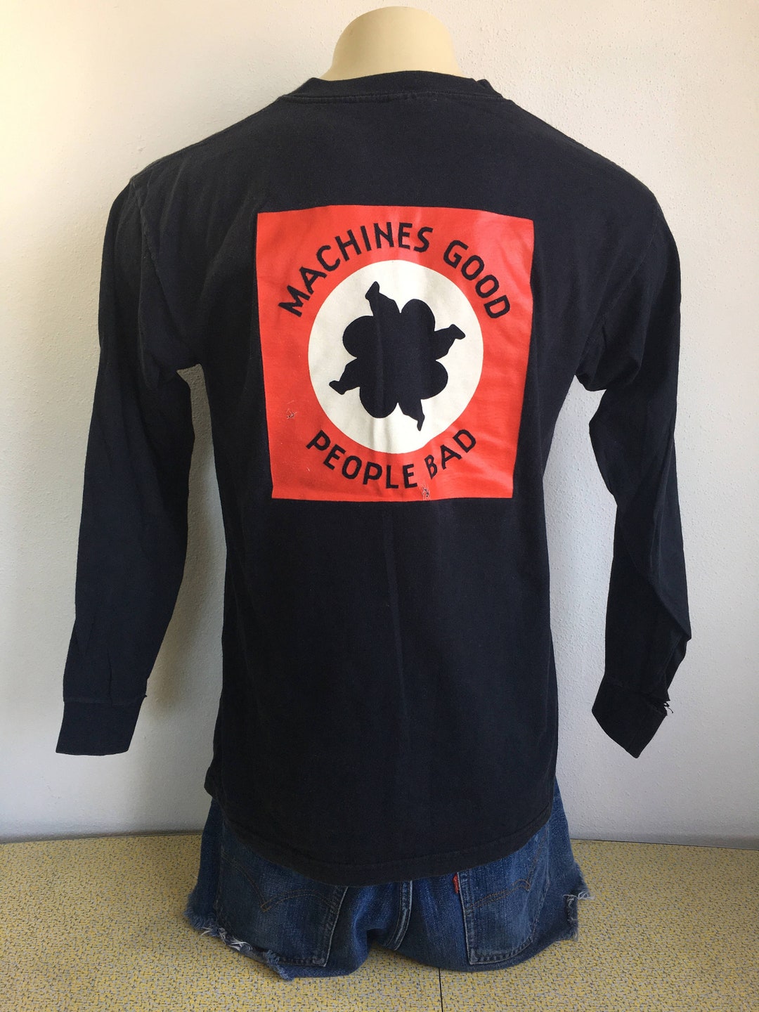 HANZEL UND GRETYL 90s Tshirt Vtg Machine Good People Bad