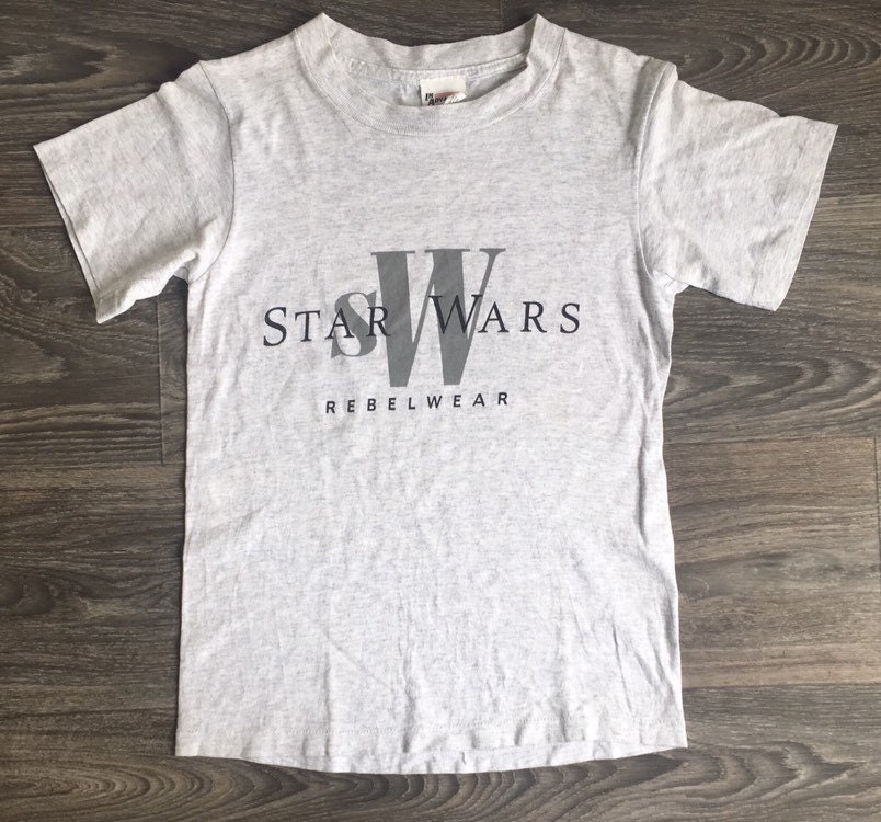 90s Vintage Star Wars T-shirt Rebelwear Luke Skywalker Princess