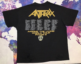 アンスラックス ジャッジ・ドレッド Tシャツ ヴィンテージ 1987年 レア