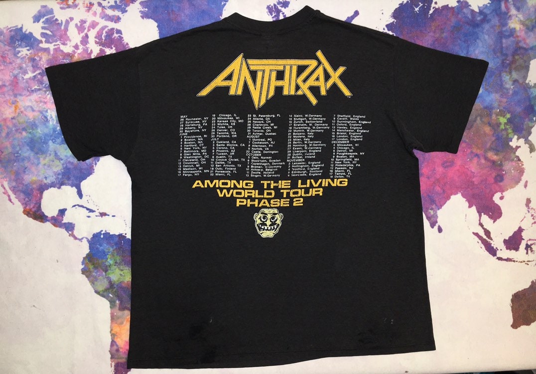 アンスラックス ジャッジ・ドレッド Tシャツ ヴィンテージ 1987年 レア