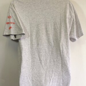 NIKE Shirt 1991 Vintage Original/ CASCADE Run off Grey Tag Race ...