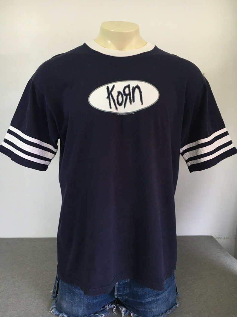 Korn Camisa 1997 Vintage/ 90's Adidas Life is Peachy Album Etsy