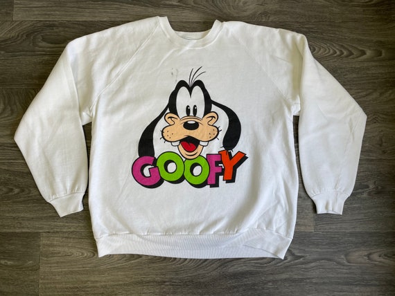 GOOFY Sweater 80s Vintage Disney Sweatshirt Soft … - image 1