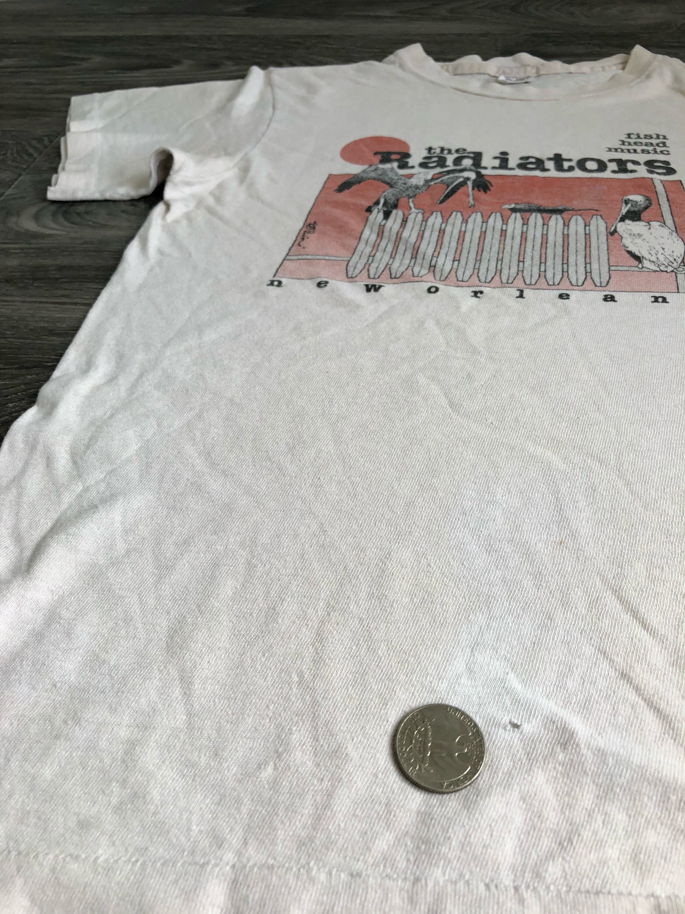 The Radiators Shirt 70s Vintage New Orleans Fish Head Music Etsy